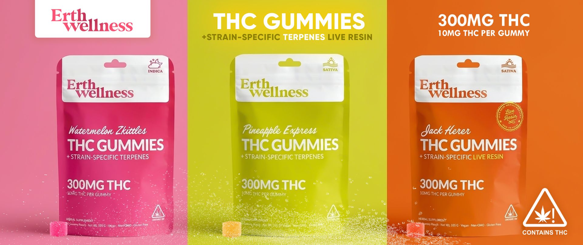 ERTH D9 THC Gummies
